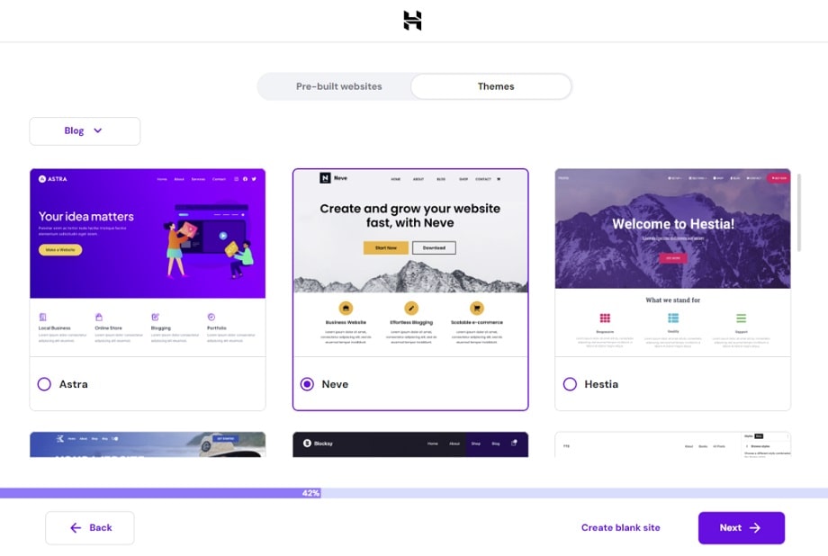 Hostinger themes