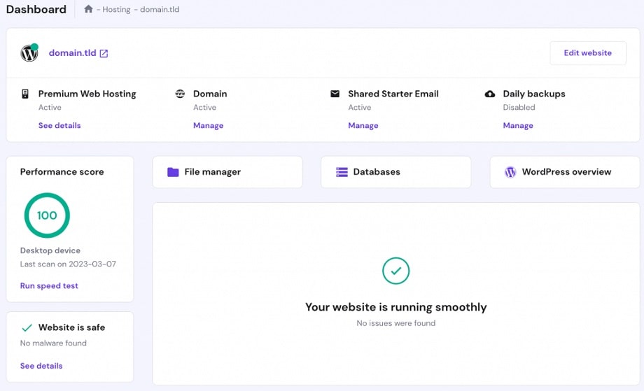 Hostinger launch your website