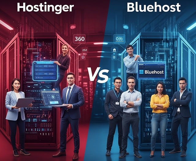 Hostinger vs bluehost comparison