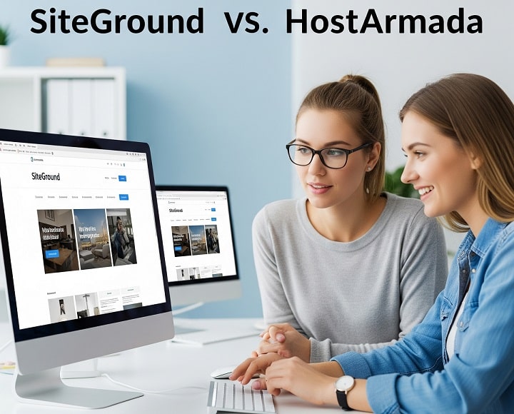 siteground vs hostarmada web hosting